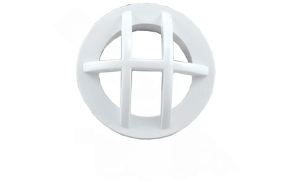 Super - Pro 25560 - 000 - 000 1.5" MPT White Safety Grate Insert Fitting - AquaDoc
