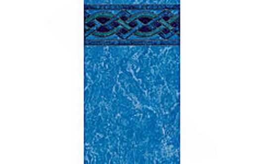 Solona Blue Marble pool liner with vibrant blue design