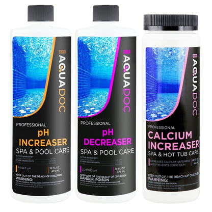 Spa Balancer Kit - pH Increaser + pH Decreaser + Calcium Increaser - AquaDoc - AquaDoc - 850067346951 - 