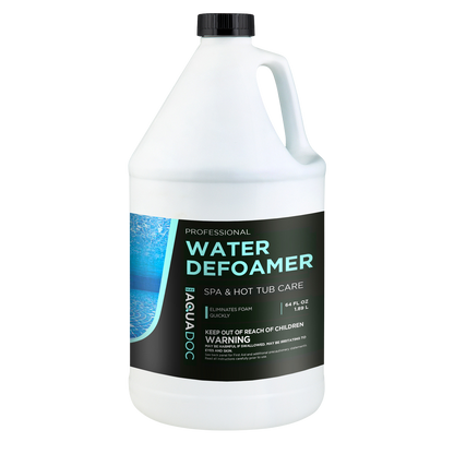 Gallon container of Aquadoc Water Defoamer on a white background