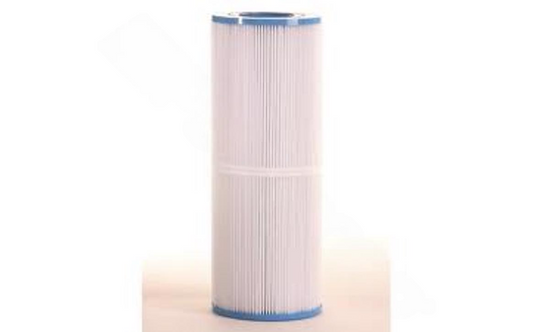 Front view of SUPER-PRO 5" Diameter 25 SqFt Replacement Filter Cartridge.