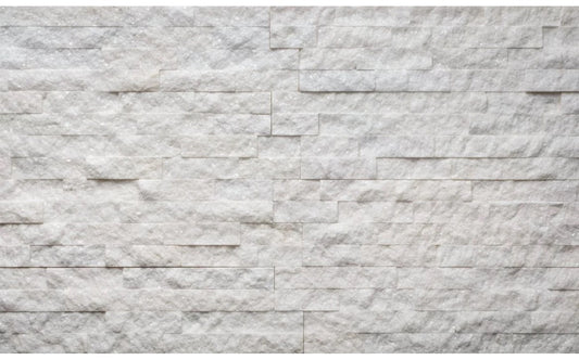 Front view of NPT VNM-BLANCO natural stone panel in blanco finish