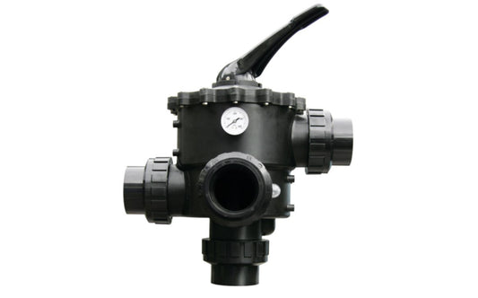 Front view of Waterco 2290822 multiport valve