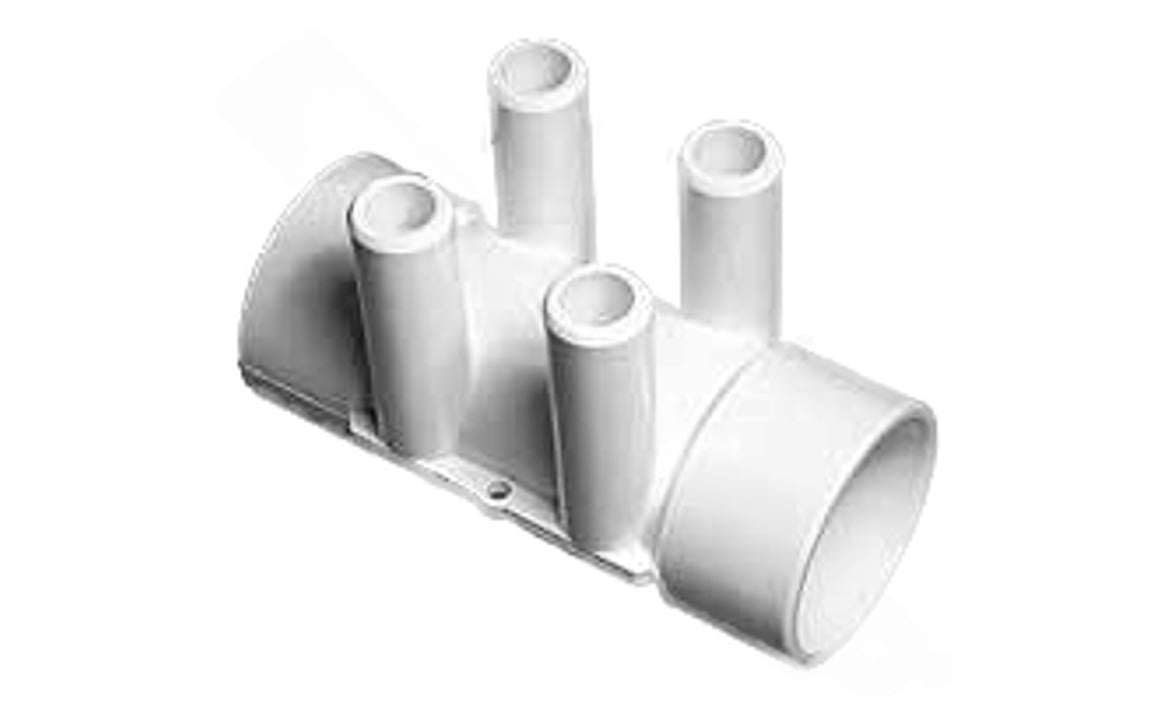 Waterway 672 - 4170 2" S x 2" S x (4) 3/4" SB ShurGrip Manifold - AquaDoc