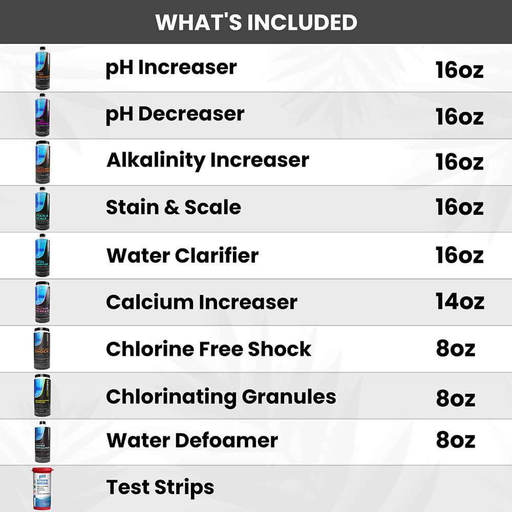 Chlorine Hot Tub Starter Kit for Spa